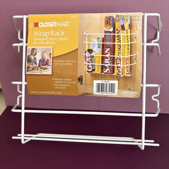 ClosetMaid | Kitchen | Closetmaid Kitchen Wrap Rack 3452 Mounts Inside ...